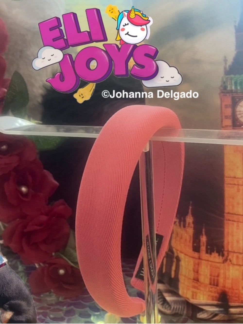 ELIJOYS Pink Padded Headband OS